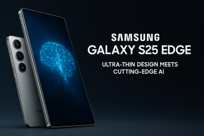 Samsung Galaxy S25 Edge - Ultra-Thin Design and Cutting-Edge AI